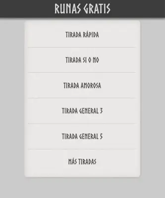 Tiradas de Runas android App screenshot 0